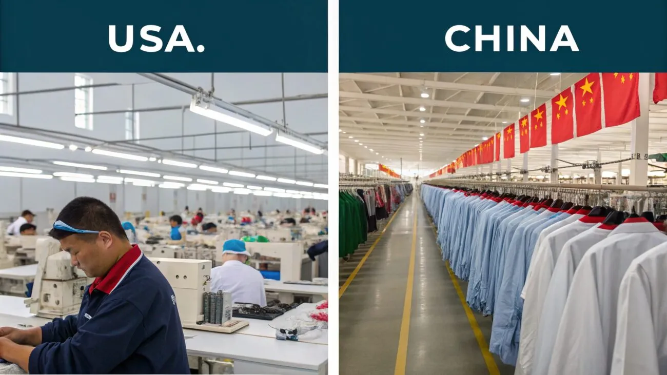 USA vs China Apparel