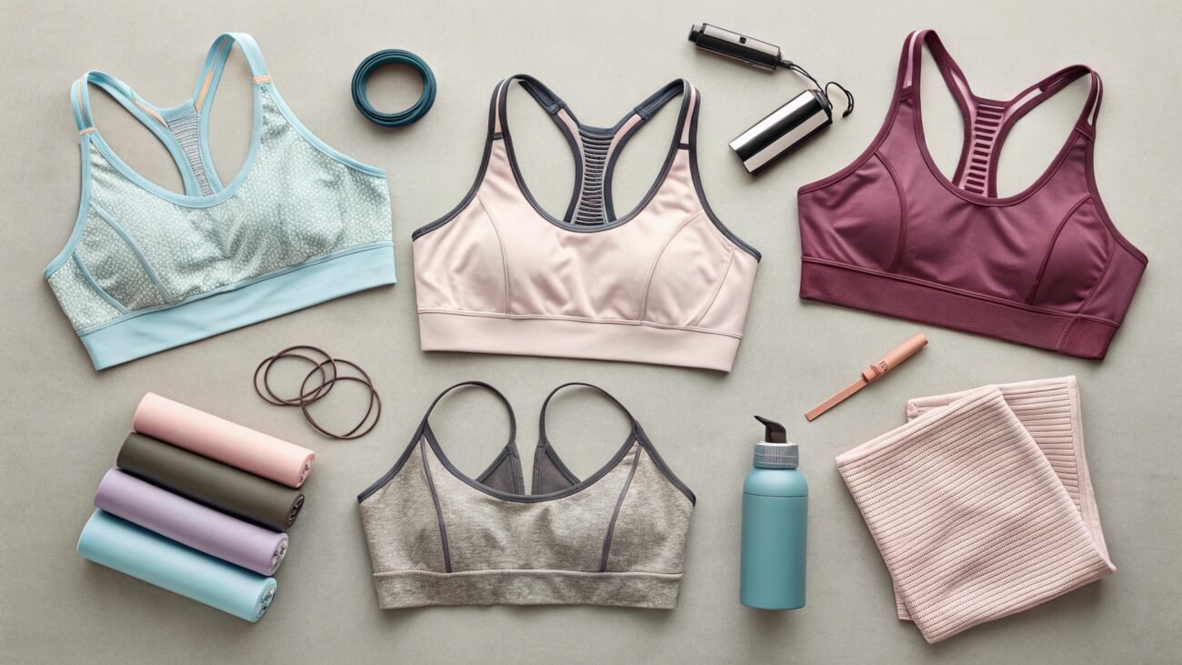 different types of sports bra