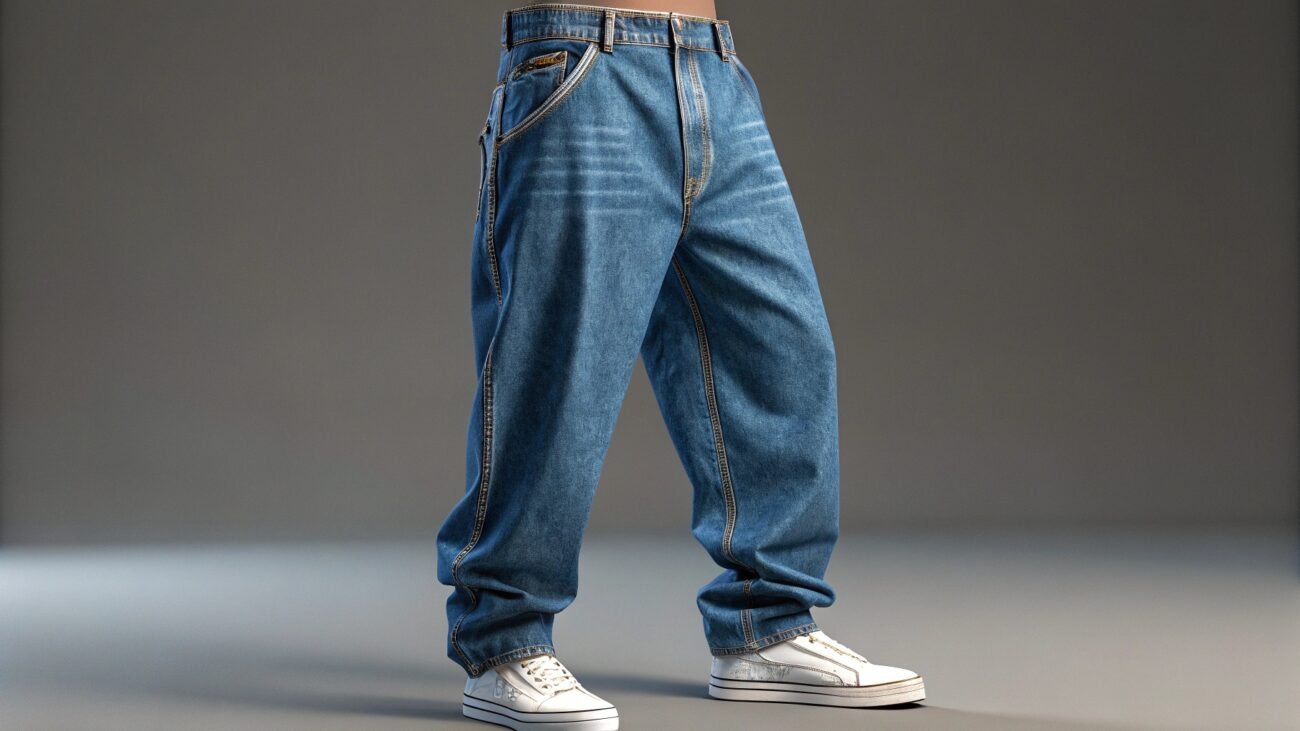 Baggy Denim Pants