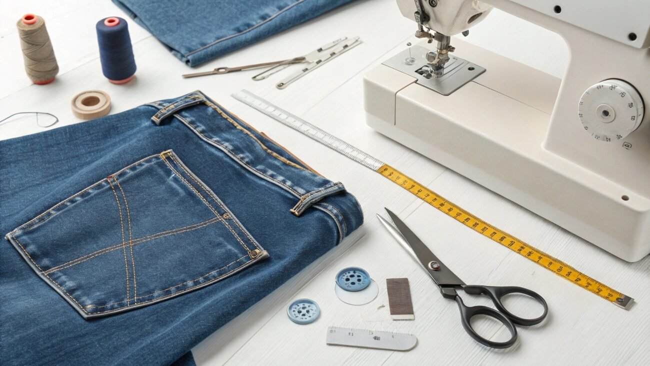 How can you make your own jeans