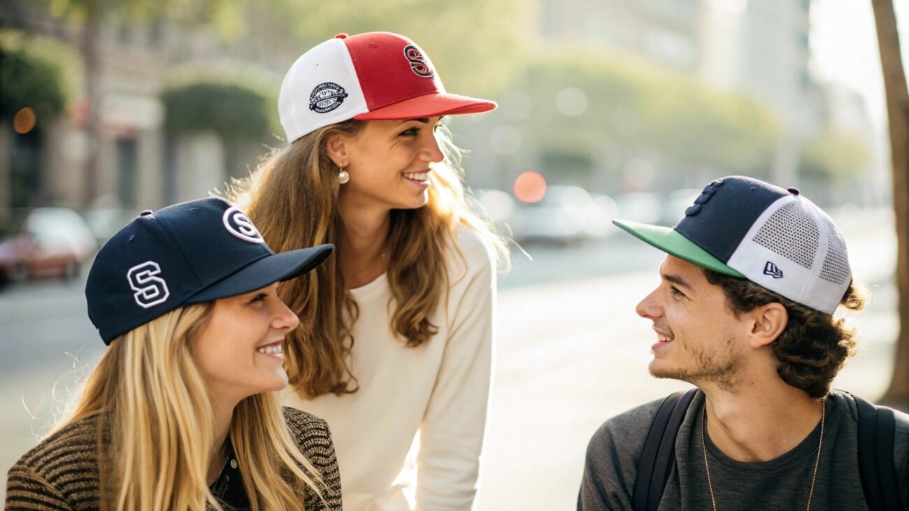 parts of a baseball hat